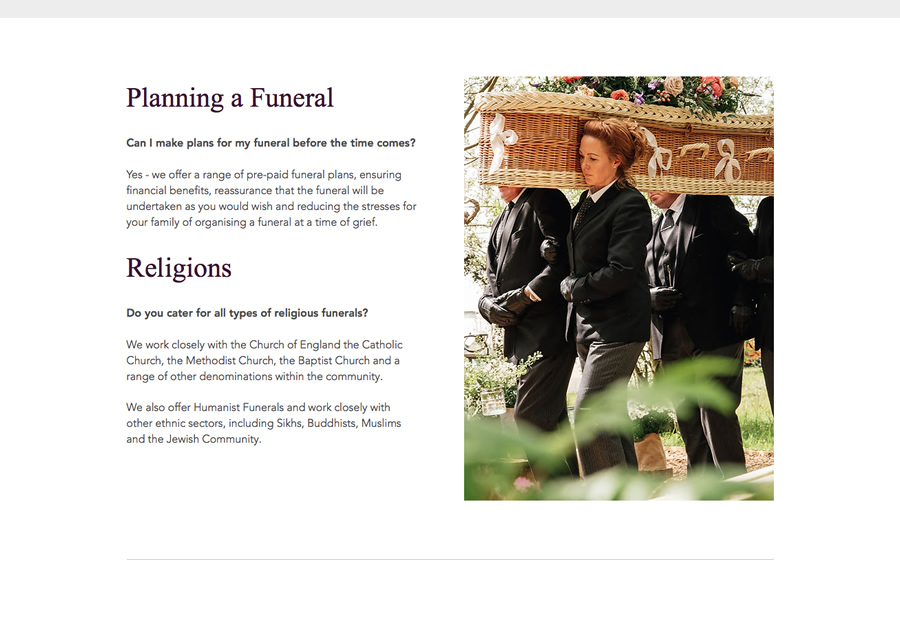 adam collier funeral services questions page